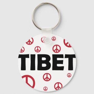 Peace In Tibet Key Ring