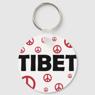 Peace In Tibet Key Ring