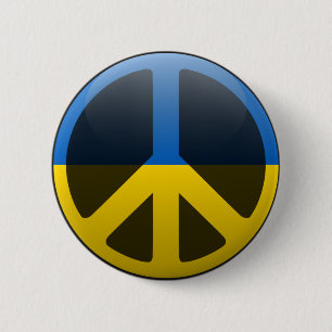 Peace in Ukraine 6 Cm Round Badge