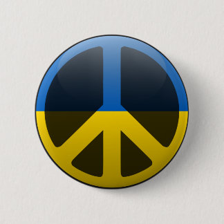 Peace in Ukraine 6 Cm Round Badge