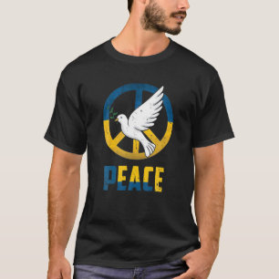 Peace In Ukraine Dove, Stand With Ukraine, Support T-Shirt