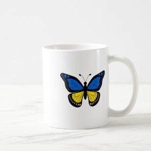 Peace In Ukraine For Women Ukrainian Flag Coffee Mug