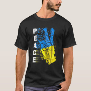 Peace In Ukraine Free Ukraine I Stand With Ukraine T-Shirt