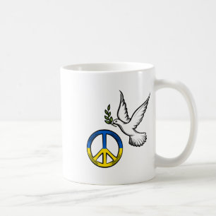 Peace In Ukraine I Stand With Ukraine Ukraine Dove Coffee Mug