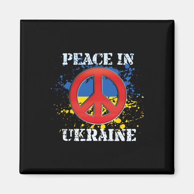 Peace In Ukraine  Magnet (Front)