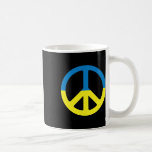 Peace In Ukraine. Stand With Ukraine. Support For Coffee Mug