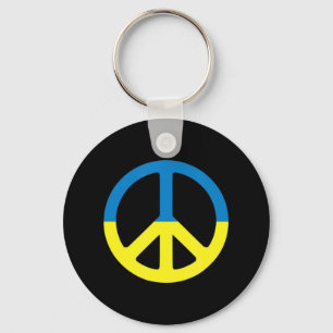 Peace in Ukraine Stand with Ukraine Support for Uk Key Ring