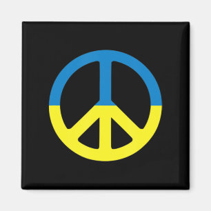 Peace in Ukraine Stand with Ukraine Support for Uk Magnet