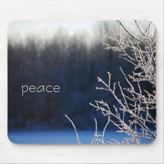 Peace in Winter Mouse Pad