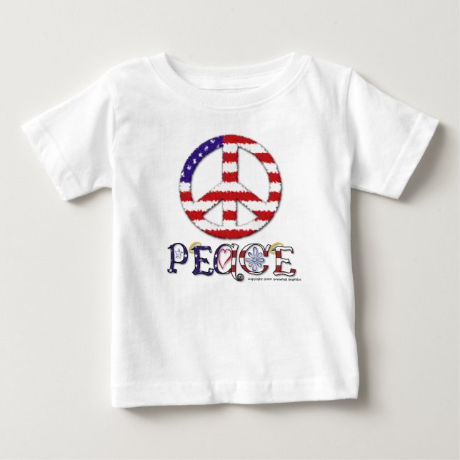 Peace Infant T-Shirt (Front)