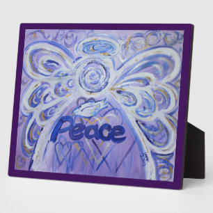 Peace Inspirational Angel Painting Poem Plaque