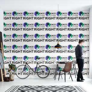 Peace Is a Human Right Minimalist Activist Wallpaper
