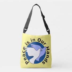PEACE IS IN OUR HANDS CROSSBODY BAG