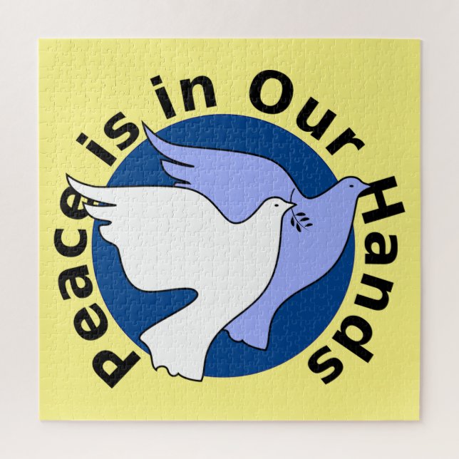 PEACE IS IN OUR HANDS  JIGSAW PUZZLE (Vertical)