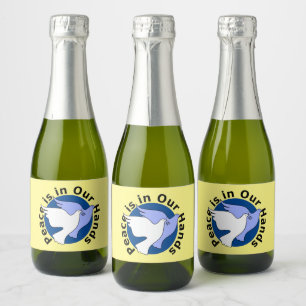 PEACE IS IN OUR HANDS SPARKLING WINE LABEL