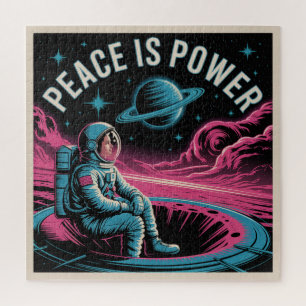Peace Is Power Jigsaw Puzzle