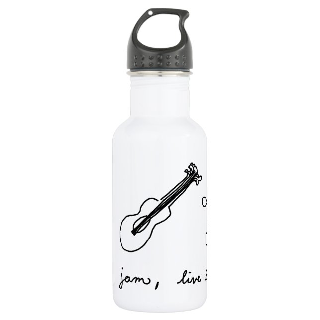 Peace, Jam, Live in a Van 532 Ml Water Bottle (Front)
