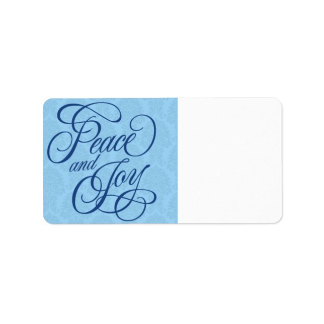 Peace & Joy Address Label (Front)