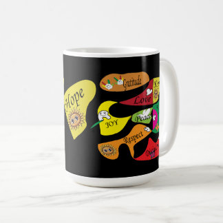 Peace,Joy and Love Coffee Mug