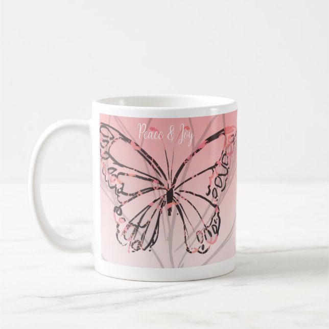 Peace & Joy Coffee Mug (Left)