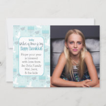 Peace & Joy Hanukkah Custome Card