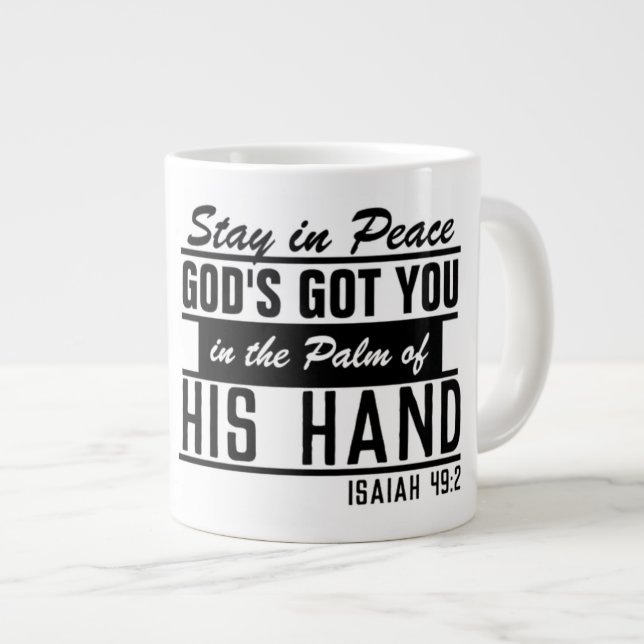 Peace  Jumbo Mug (Front Right)