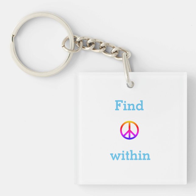 Peace  key ring (Front)