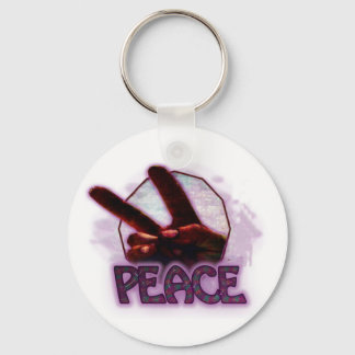 Peace Key Ring