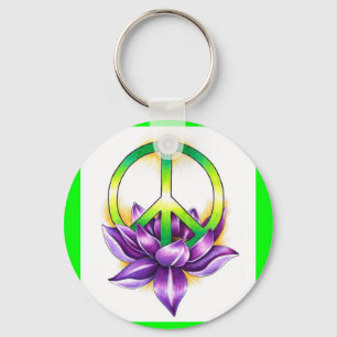 Peace Key Ring