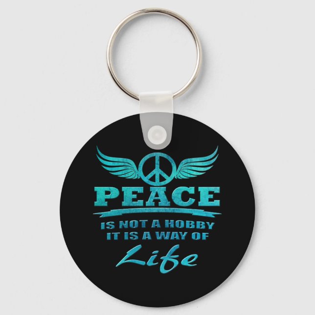 peace key ring (Front)