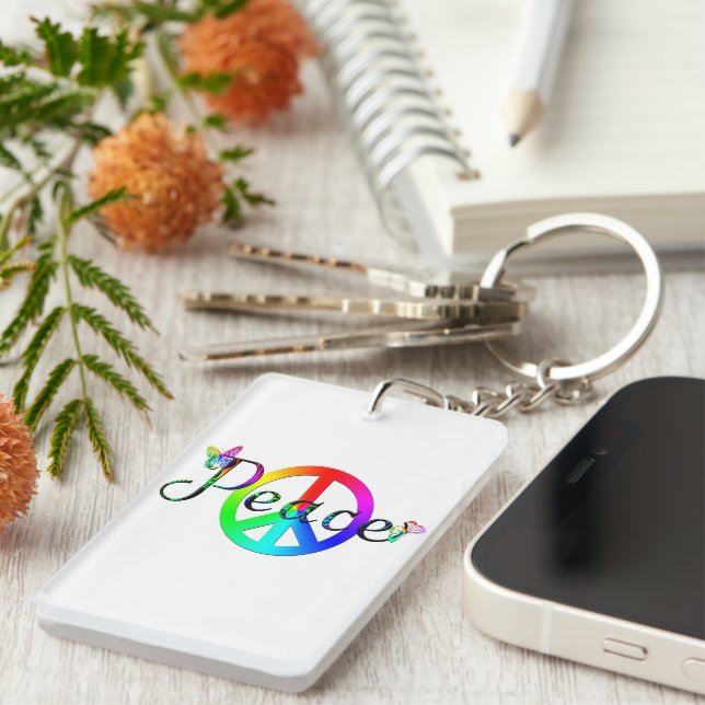 Peace Key Ring (Front Right)