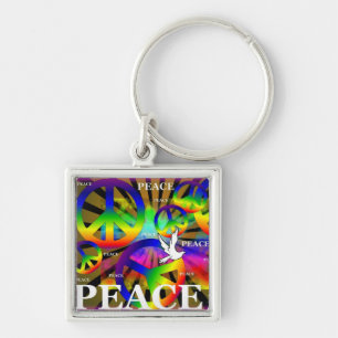Peace Key Ring