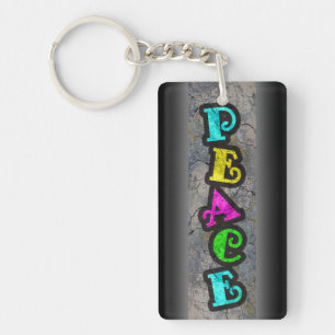 Peace Key Ring