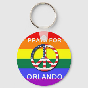 Peace Keychain 5,7 cm - “Prays Will be Orlando "