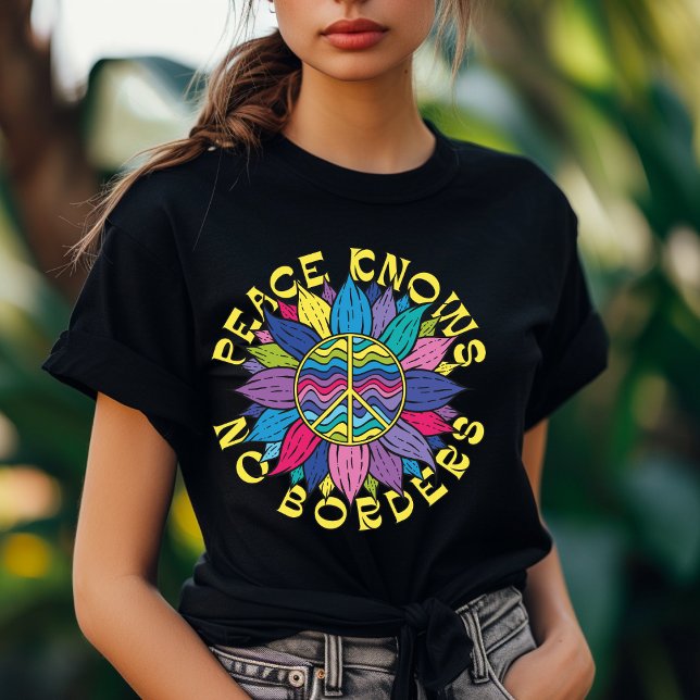 Peace Knows No Borders T-Shirt (Creator Uploaded)