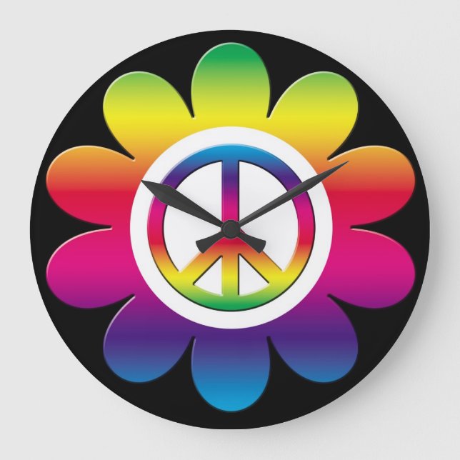 Peace Large Clock (Front)