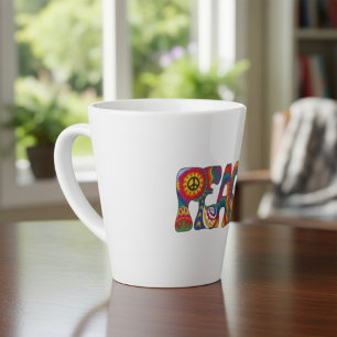 Peace Latte Mug