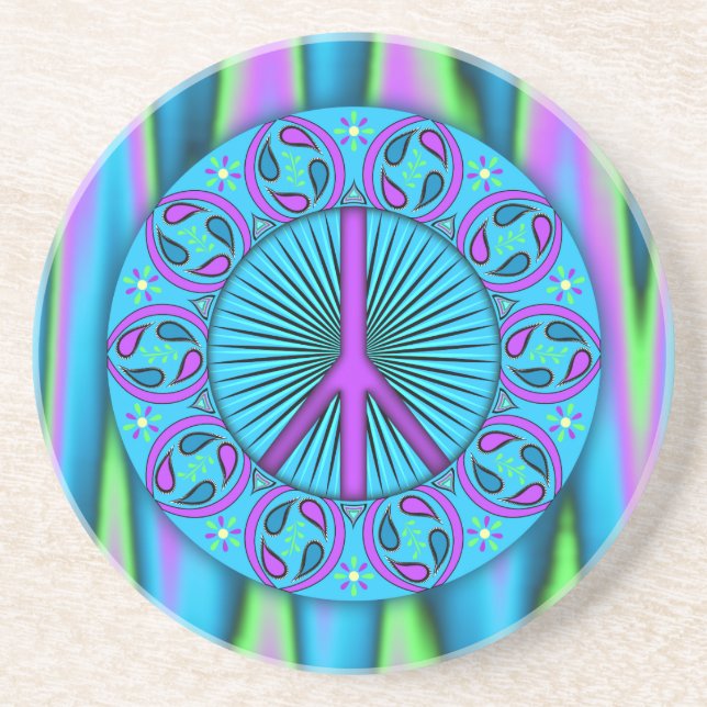 Peace ~ Leaf Coaster (Front)