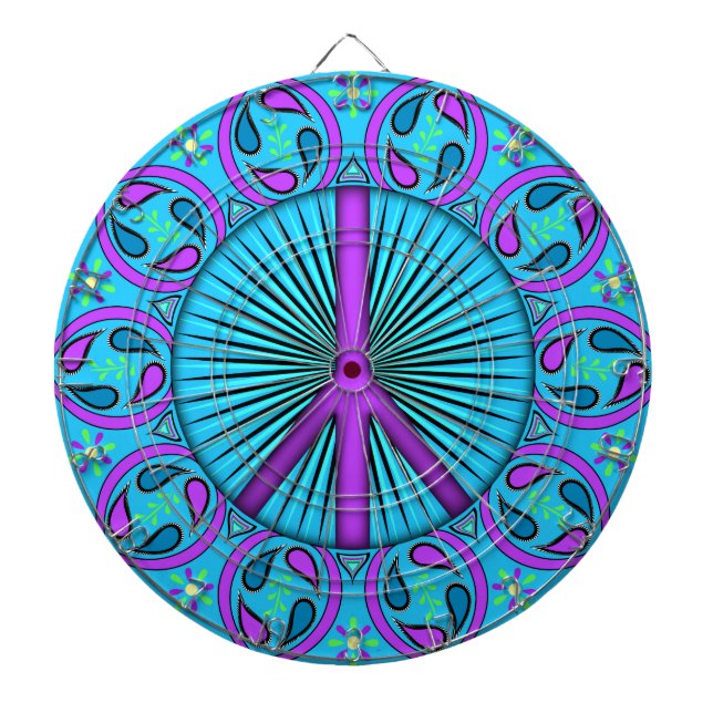 Peace ~ Leaf Dartboard (Front)