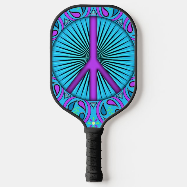 Peace ~ Leaf  Pickleball Paddle (Front)