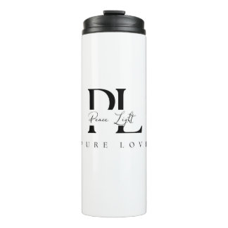 “Peace Light – Pure Love Logo Thermal Tumbler