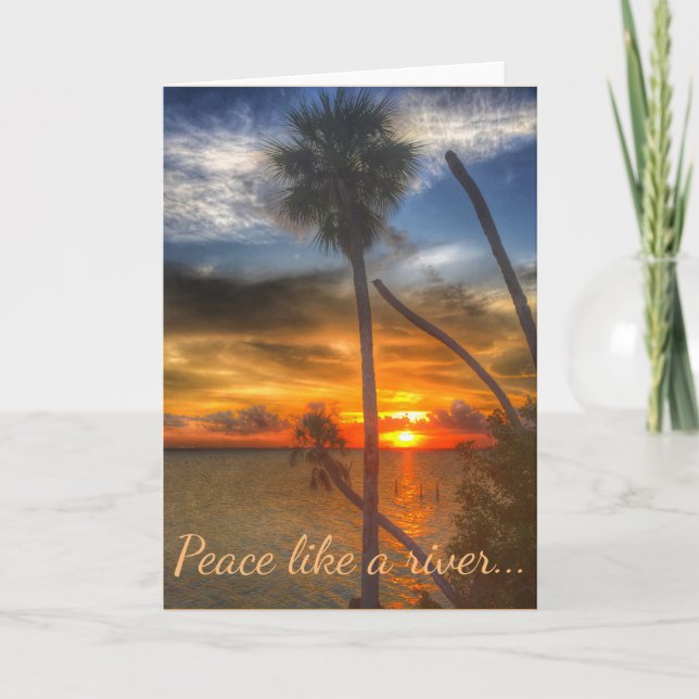Peace Like a River note card (Front)