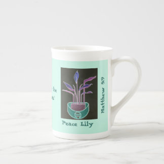Peace Lily Bone China Mug