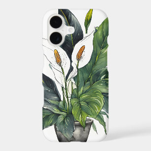 Peace Lily - Watercolor flowers