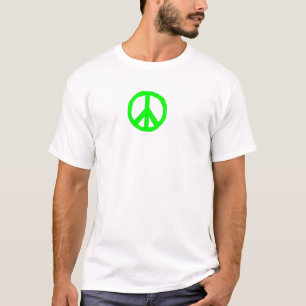 PEACE - Lime green T-Shirt