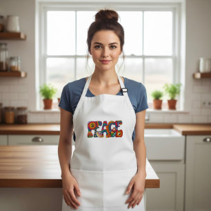 Peace Long Apron