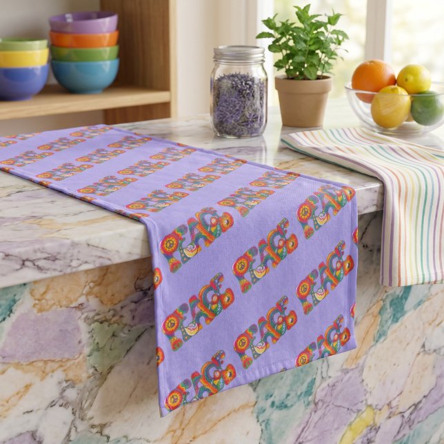 Peace  Long Table Runner (Creator Uploaded)