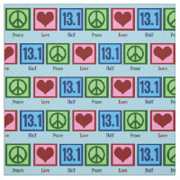 Peace Love 13.1 Half Marathon Runner