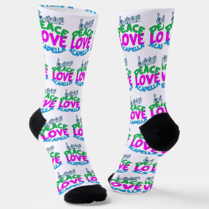 Peace Love Acapella Group Women's Socks