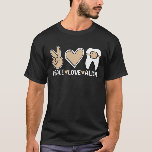Peace Love Align T-Shirt (Front)